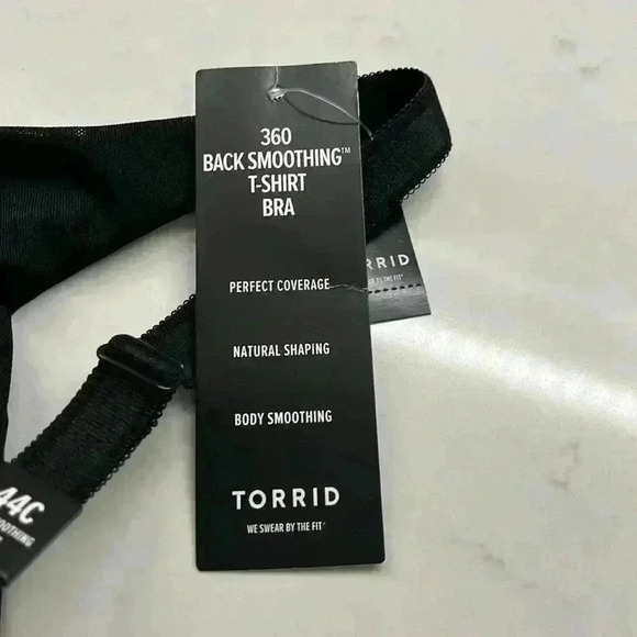 Torrid Curve Black Back Smoothing T-Shirt Bra Size: 44C - Picture 3 of 5